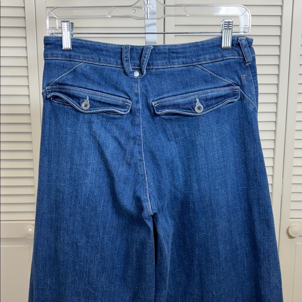 Pilcro Blue Wide Leg Jeans - Picture 10 of 14